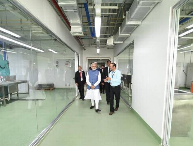 Prime Minister Narendra Modi visits rice research institute, meets Indian scientists