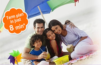 Secure your family's future with 50 Lacs Term Plan @ Rs. 10 / day only.