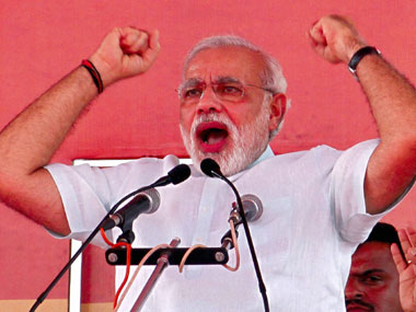PM Modi addresses the rally in  'PINK CITY '