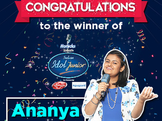 Annanya Wins this Season's Indian Idol Junior