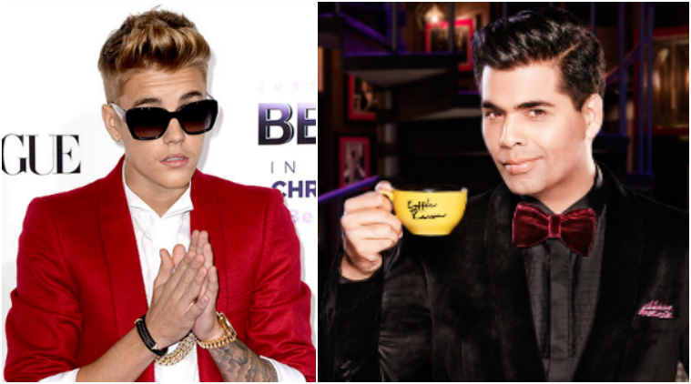 Singer justin bieber to Appear on Koffee With Karan