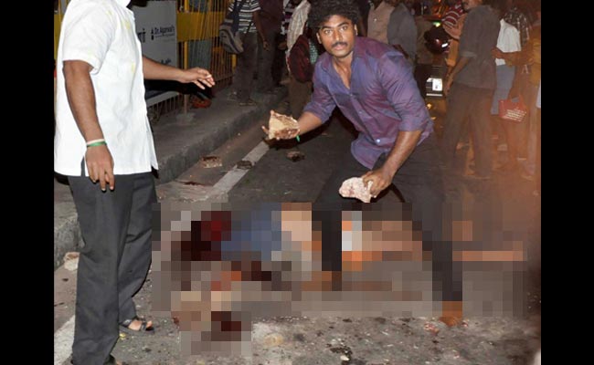 Caught on camera:Brothers caught murdering and later smashing the face with a stone