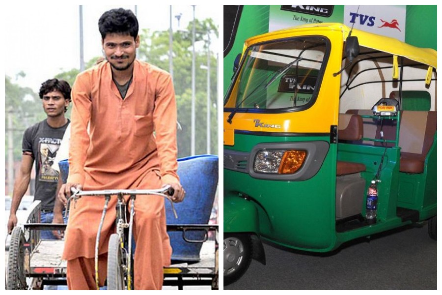 The rikshaw driver who returned 1.17 lakh rupees gets a Reward
