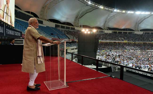 PM Modi and his Date with  50,000 NRIs