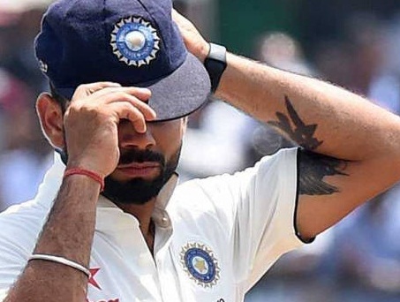 Indian Team Slammed down by the last day of Test Match, Kohli blames the batsmen